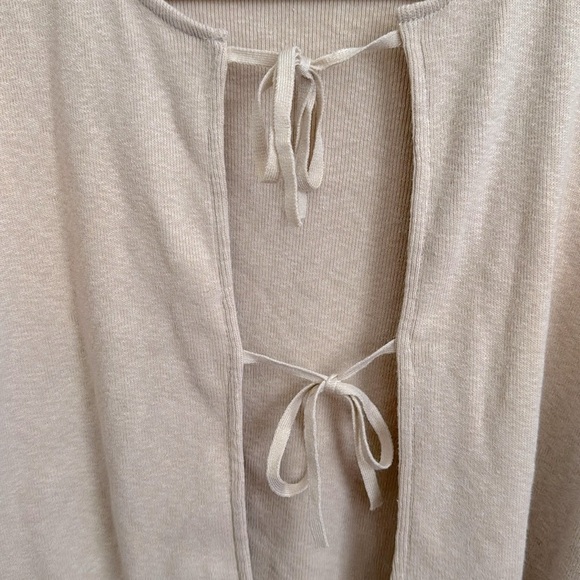 Mango tie ruffle sweater - Picture 3 of 5